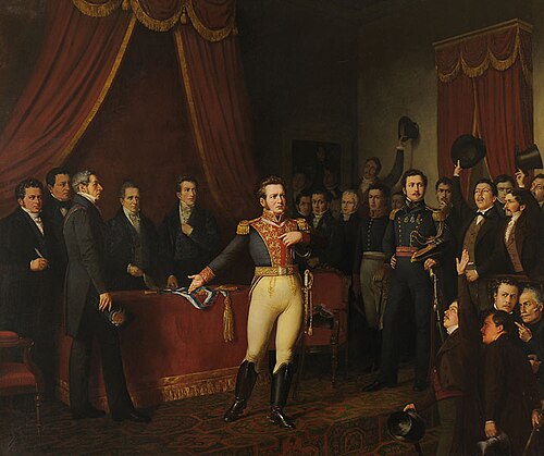 Abdication of Bernardo O'Higgins, 1875, Manuel Antonio Caro