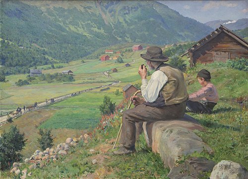Mass Sunday, 1892, Gudmund Stenersen
