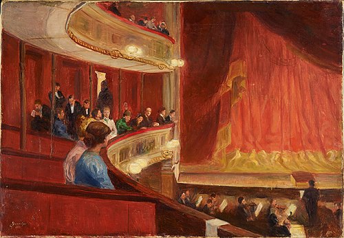 Christiania Theaters salong, 1899, Gudmund Stenersen