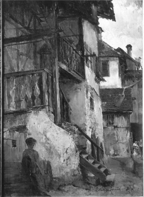 Ansicht aus Feldkirch, 1874, Matthias Schmid