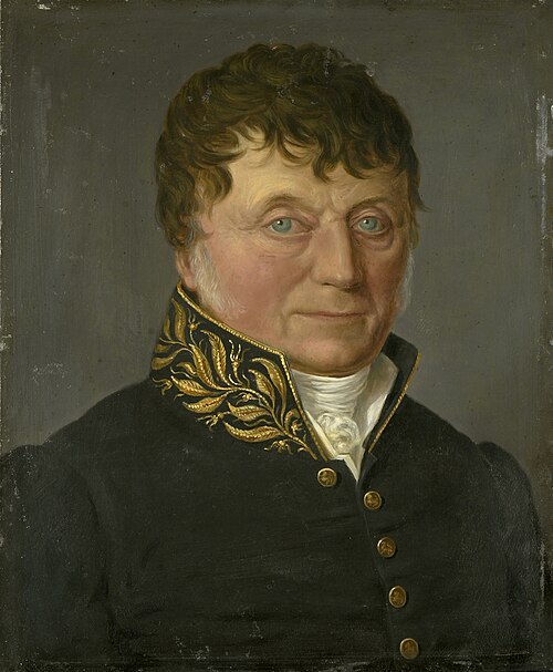 Portrait of Andreas Aagaard Kiønig, 1835, Jacob Munch