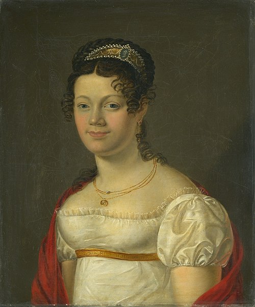 Portrait of Barbara Omsted, 1800, Jacob Munch