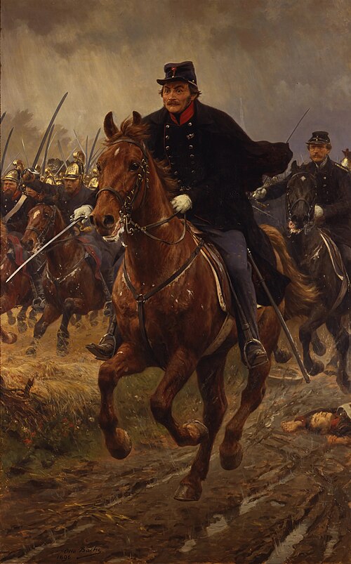 General Schleppegrell at Isted. The final attack., 1896, Otto Bache