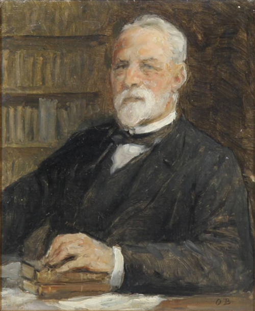 Portrait of Carl Goos., 1902, Otto Bache