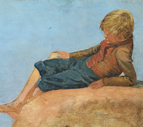A boy from Refsnæs., 1892, Otto Bache