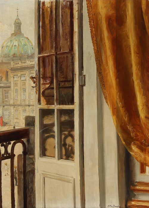 Study for the portrait of King Frederik VIII of Denmark., 1911, Otto Bache