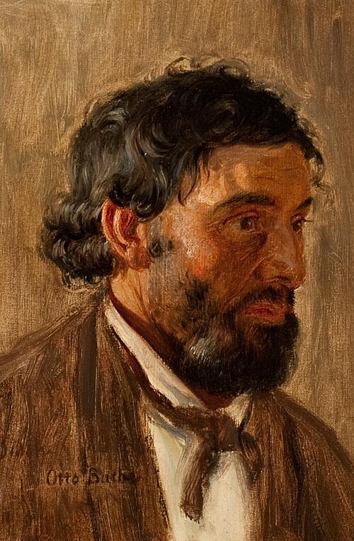 Portræt af billedhuggeren Vilhelm Bissen., 1892, Otto Bache