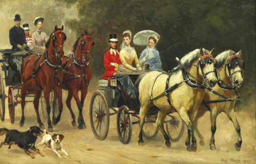 The Royal family on an excursion, 1879, Otto Bache