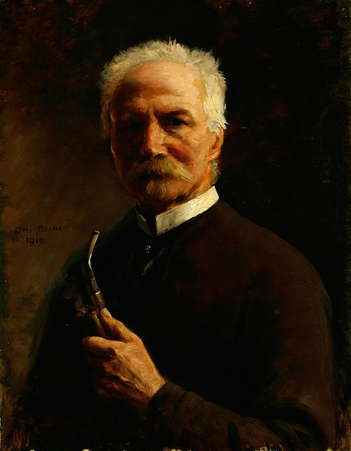 Self portrait., 1910, Otto Bache