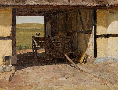 A farm gate, 1856, Otto Bache