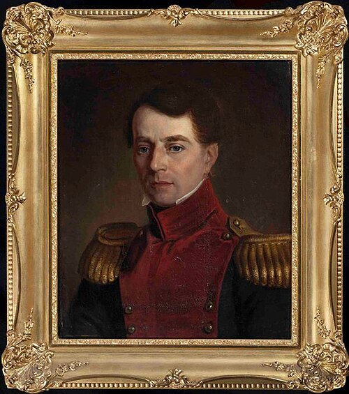 Portret van een jonge officier, 1825, Tjeerd Andringa