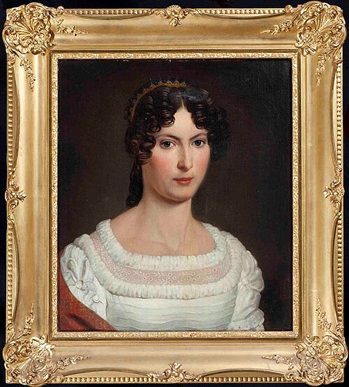 Portret van een onbekende jonge vrouw, 1825, Tjeerd Andringa