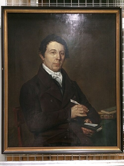 Portret van Jan van der Plaats, 1846, Tjeert Eernstman