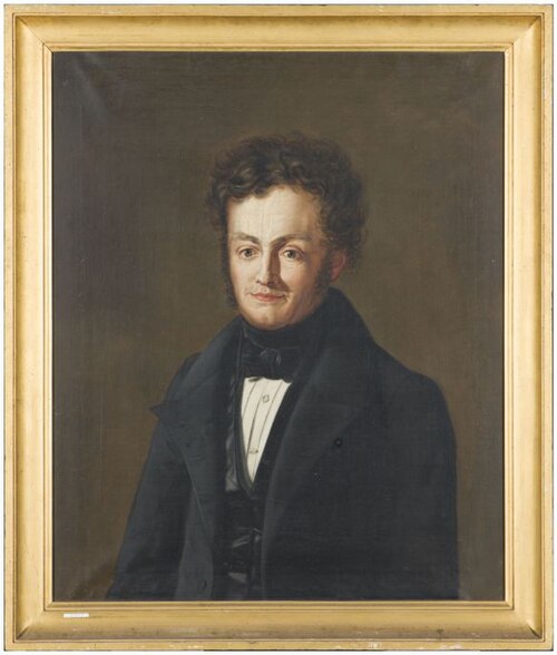 Portret van Wijbe Ens, 1839, Tjeert Eernstman