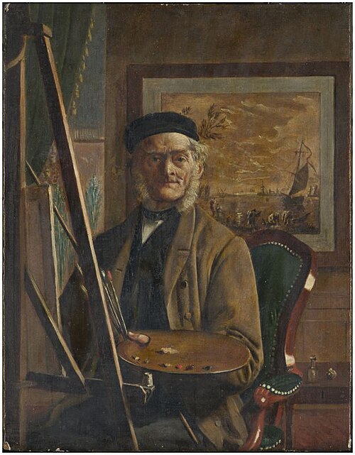 Zelfportret, 1872, Tjeert Eernstman