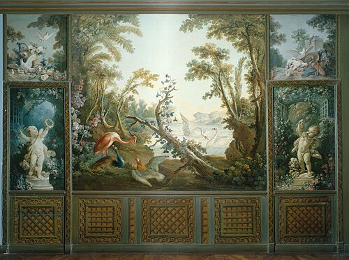 Amour aux raisins, 1701, François Boucher