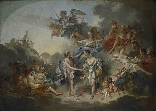 Le Mariage de l'Amour et Psyché, 1744, François Boucher