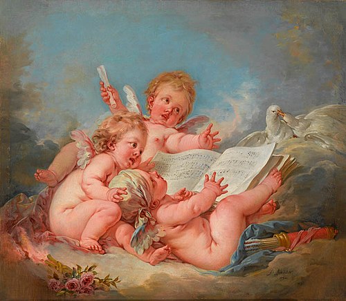 Allegory of Music, 1752, François Boucher
