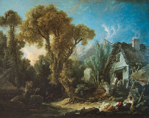Le soir (environs de Beauvais), 1764, François Boucher