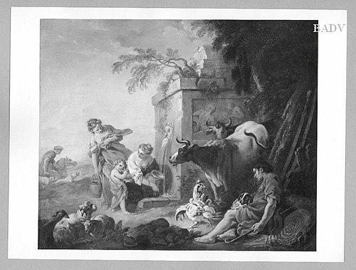 La Fontaine, 1728, François Boucher