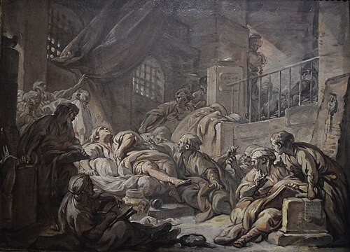 La Mort de Socrate (esquisse), 1762, François Boucher