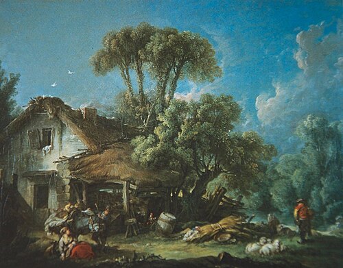 Le matin (environs de Beauvais), 1764, François Boucher