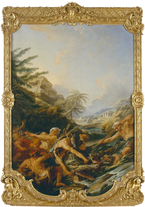 La Chasse au crocodile, 1739, François Boucher