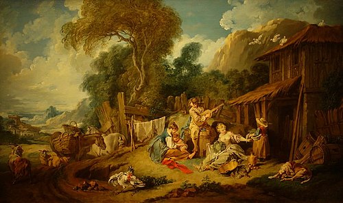 Le repos des fermiers, 1732, François Boucher