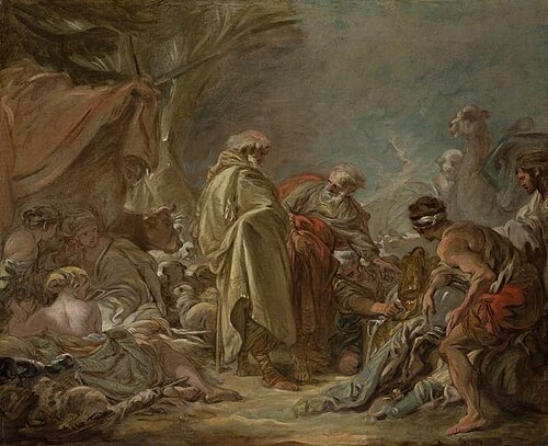 Laban Searching for His Idols, , François Boucher