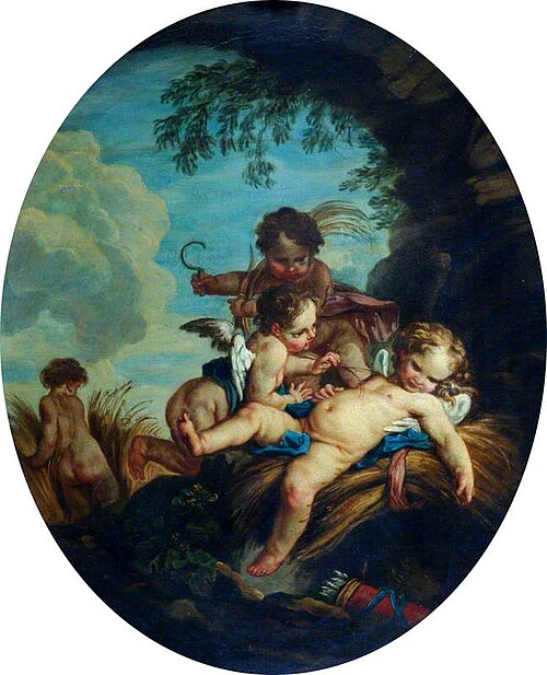 L'amour moissonneur (Cupid as a Reaper), , François Boucher