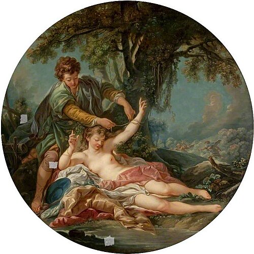 Sylvia Saved by Amintas, , François Boucher