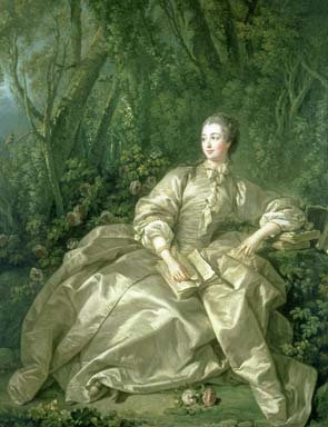 Portrait of Jeanne-Antoinette Poisson, Marquise de Pompadour, 1758, François Boucher