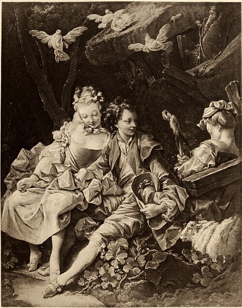 A rustic scene, 1750, François Boucher