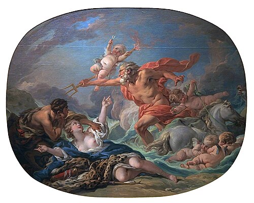 Neptune et Amymone, 1764, François Boucher