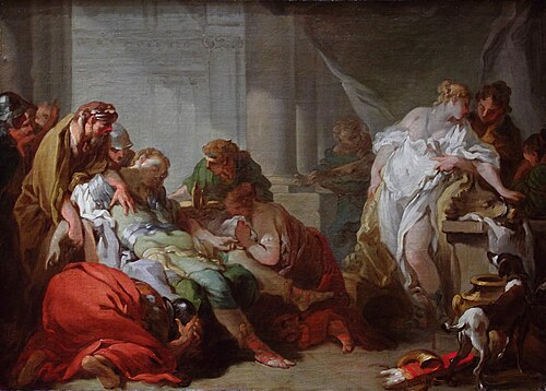 La mort de Méléagre, 1728, François Boucher