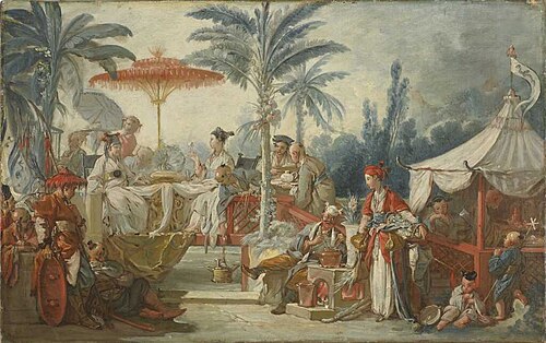 Festin de l'empereur de Chine, 1742, François Boucher