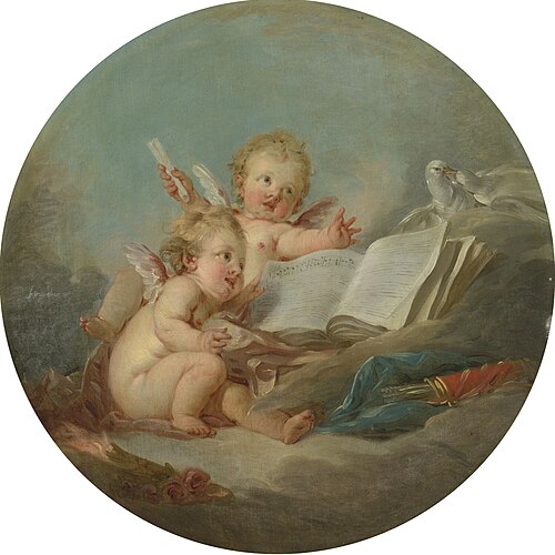An allegory of music, 1750, François Boucher