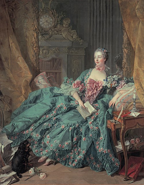 Madame de Pompadour, 1756, François Boucher
