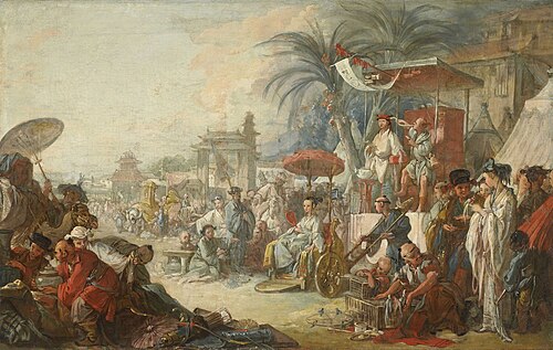 La Foire chinoise, 1742, François Boucher