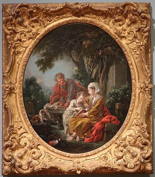 The Reading Lesson, 1765, François Boucher