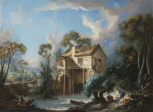 The Mill at Charenton, 1756, François Boucher