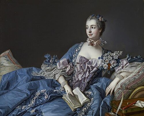 Madame de Pompadour, 1756, François Boucher