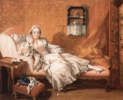 A Lady on Her Day Bed, 1743, François Boucher