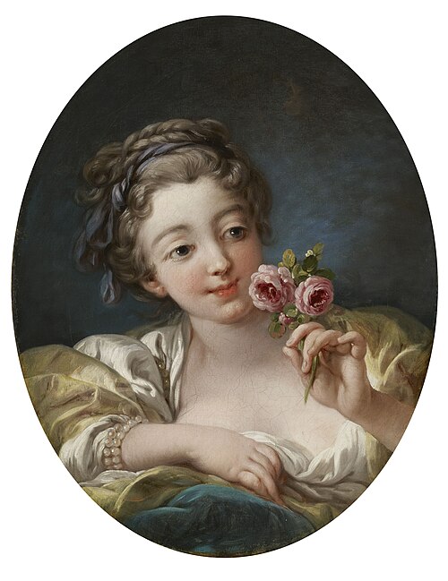 La fille avec des Roses, 1760, François Boucher
