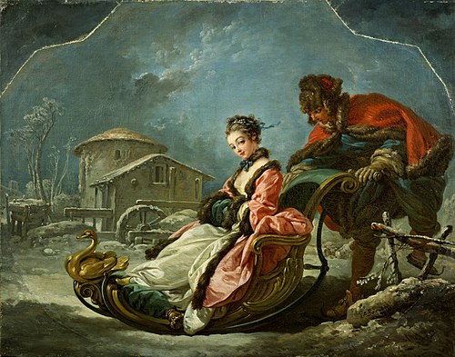 Les Quatre saisons: l'hiver, 1755, François Boucher