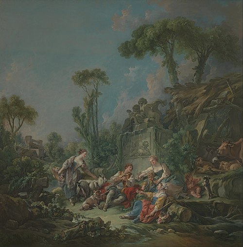 Shepherd's Idyll, 1768, François Boucher