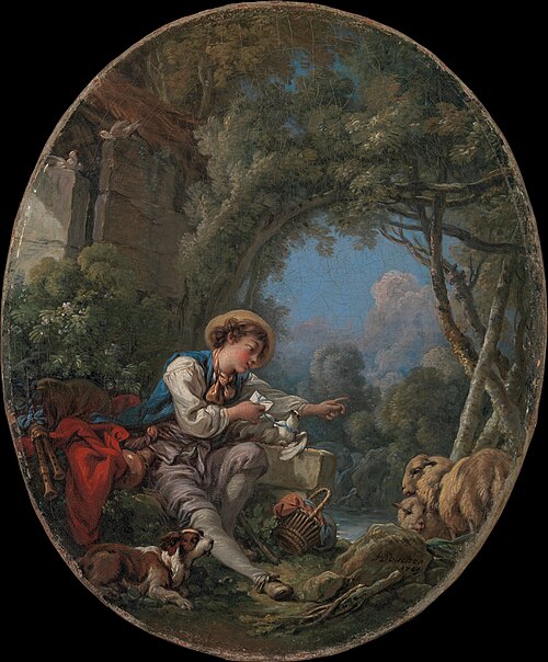 The Dispatch of the Messenger, 1765, François Boucher