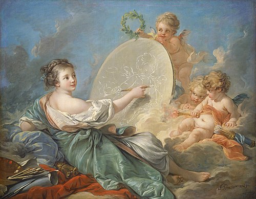 Allegory of Painting, 1765, François Boucher