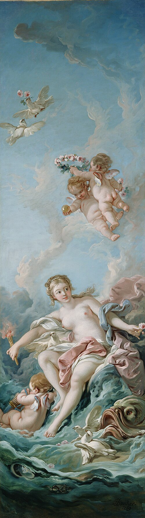 Venus on the Waves, 1769, François Boucher