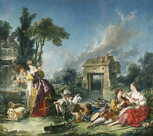 The Fountain of Love, 1748, François Boucher